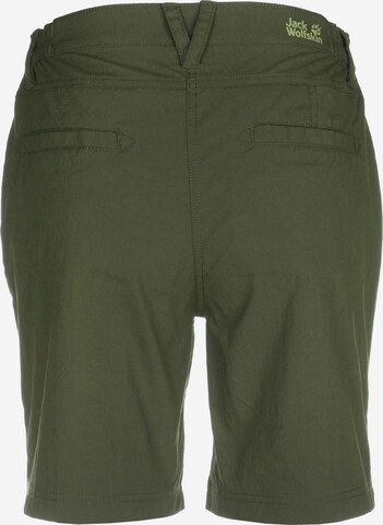 JACK WOLFSKIN Regular Outdoor Pants 'Desert' in Green