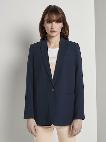 TOM TAILOR Blazers in Blauw: voorkant