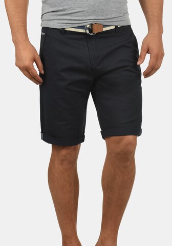 !Solid - Regular Calças chino 'Monty' em preto: frente