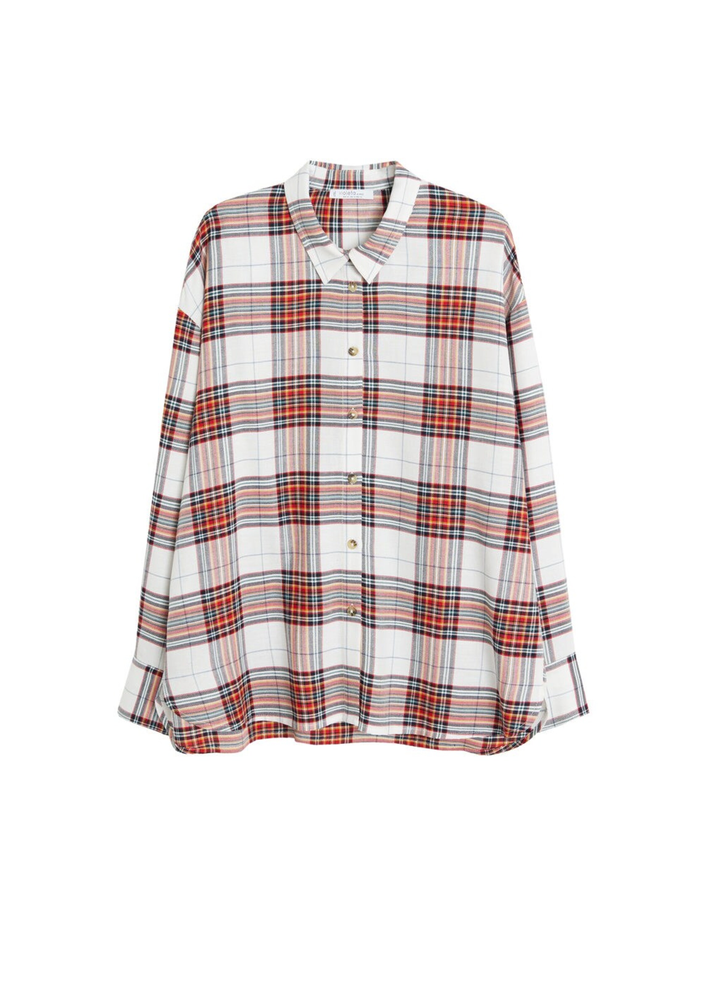 VIOLETA by Mango - Bluse cuadris5 in dunkelgrün