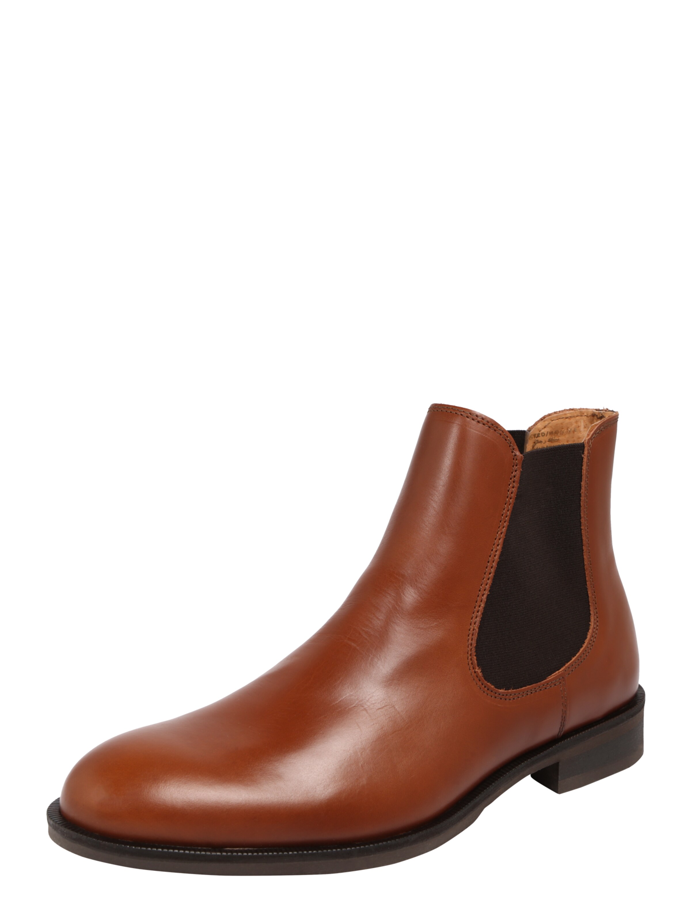 SELECTED HOMME - Chelsea boots in de kleur Cognac