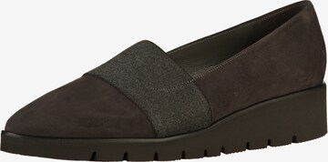 PETER KAISER Classic Flats in Grey: front