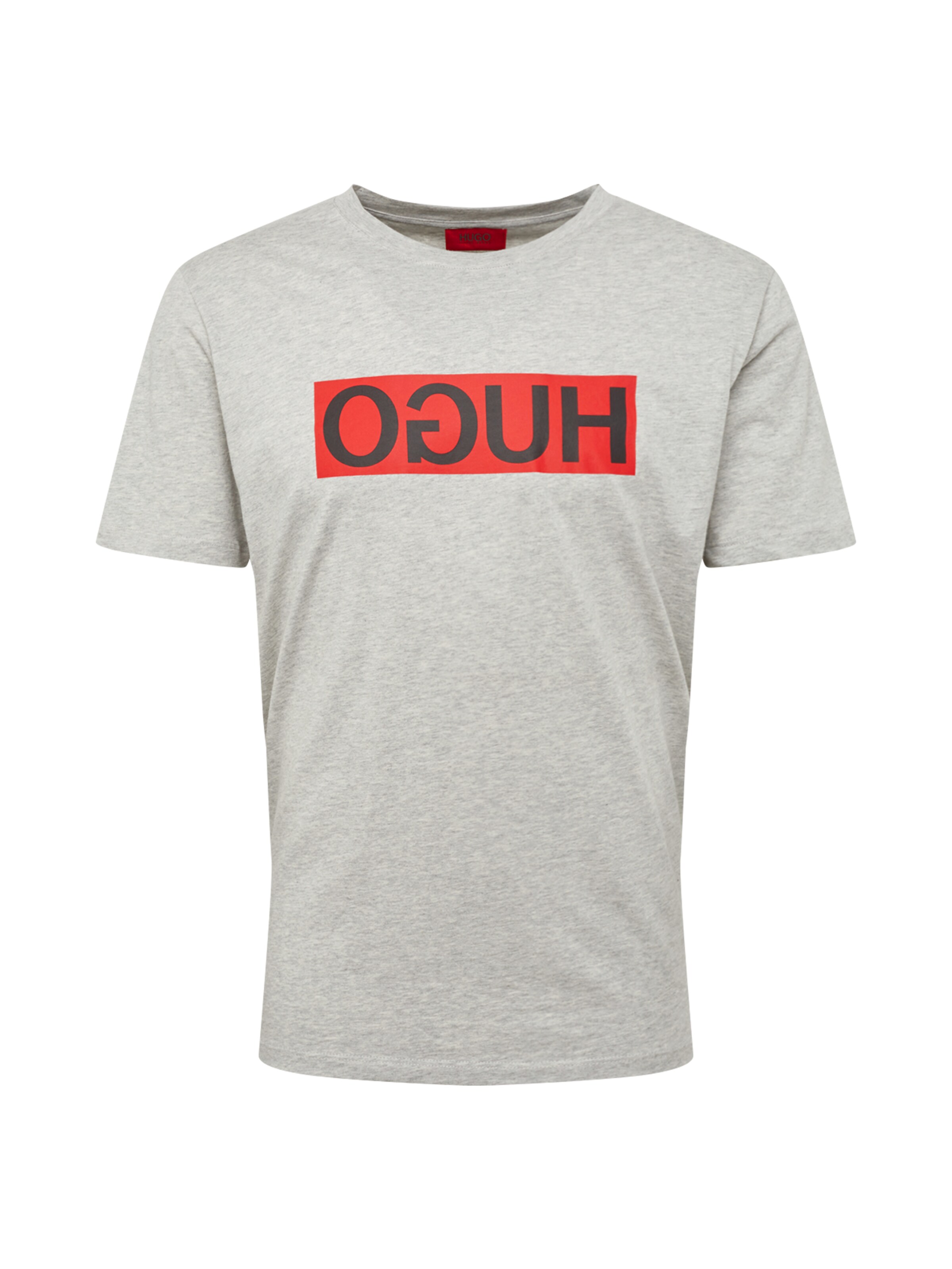 HUGO - Shirt 'Dicagolino194' in de kleur Lichtgrijs