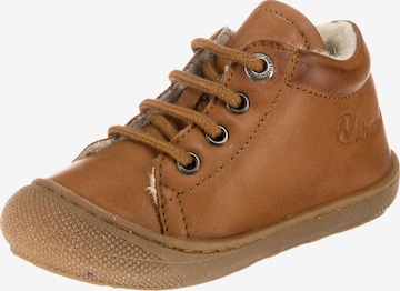 NATURINO First-Step Shoes 'Cocoon' in Brown: front