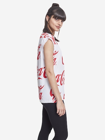 Merchcode Shirt 'Coca Cola' in White