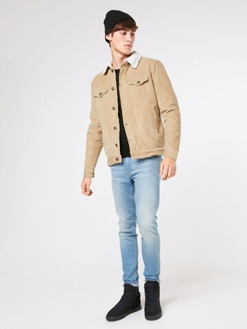 Urban Classics Jacke 'Sherpa' in Beige