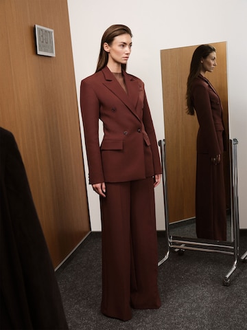 Chestnut Brown Suit Look