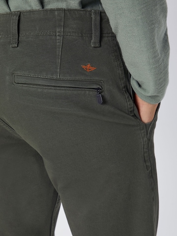 Dockers Slimfit Chino kalhoty 'SMART 360 FLEX ALPHA SLIM (TAPERED)' – zelená