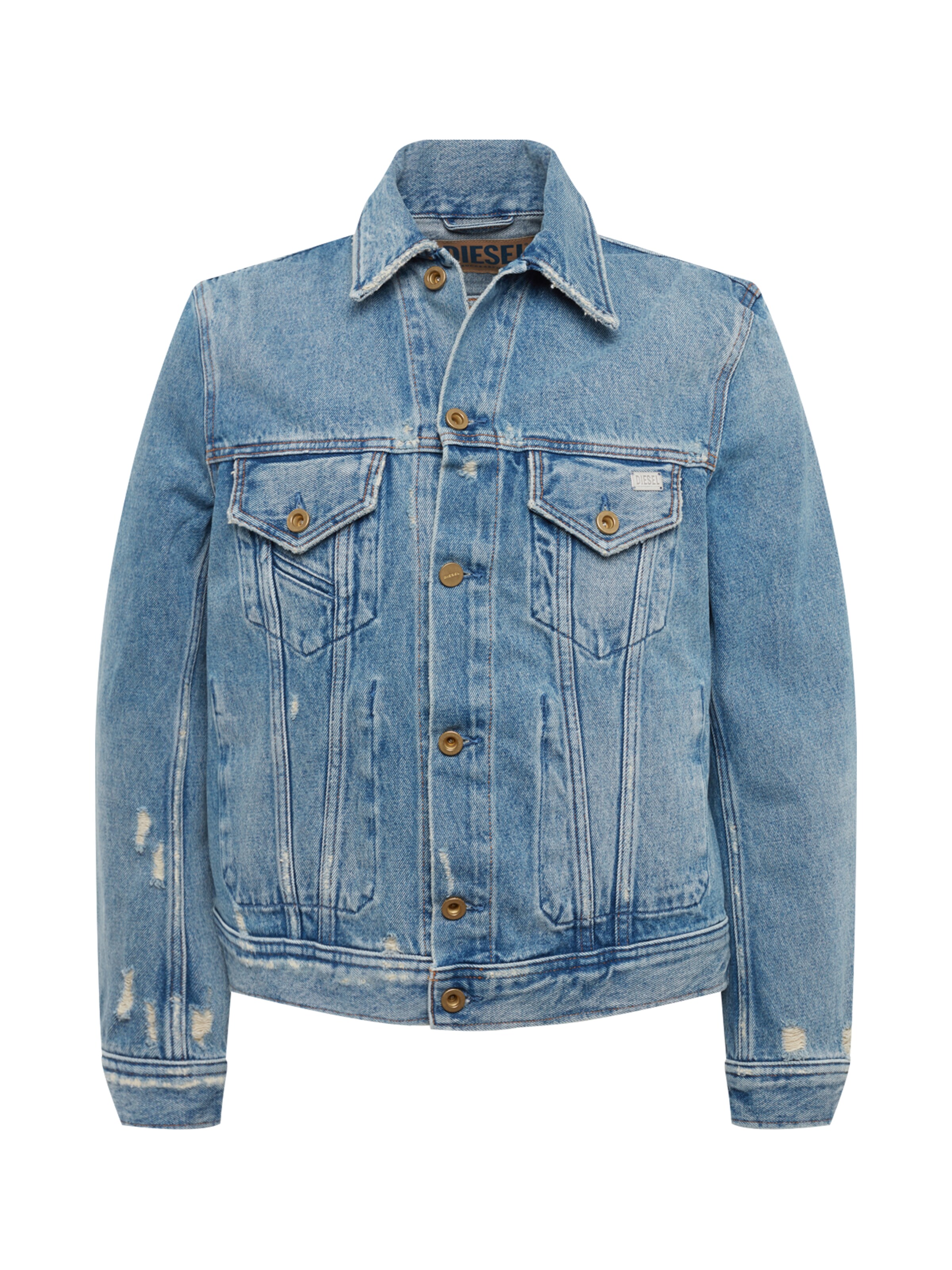 DIESEL - Tussenjas 'D-BRAY JACKE' in de kleur Blauw denim