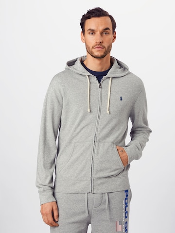 Polo Ralph Lauren Regular Fit Sweatjacke in Grau: predná strana