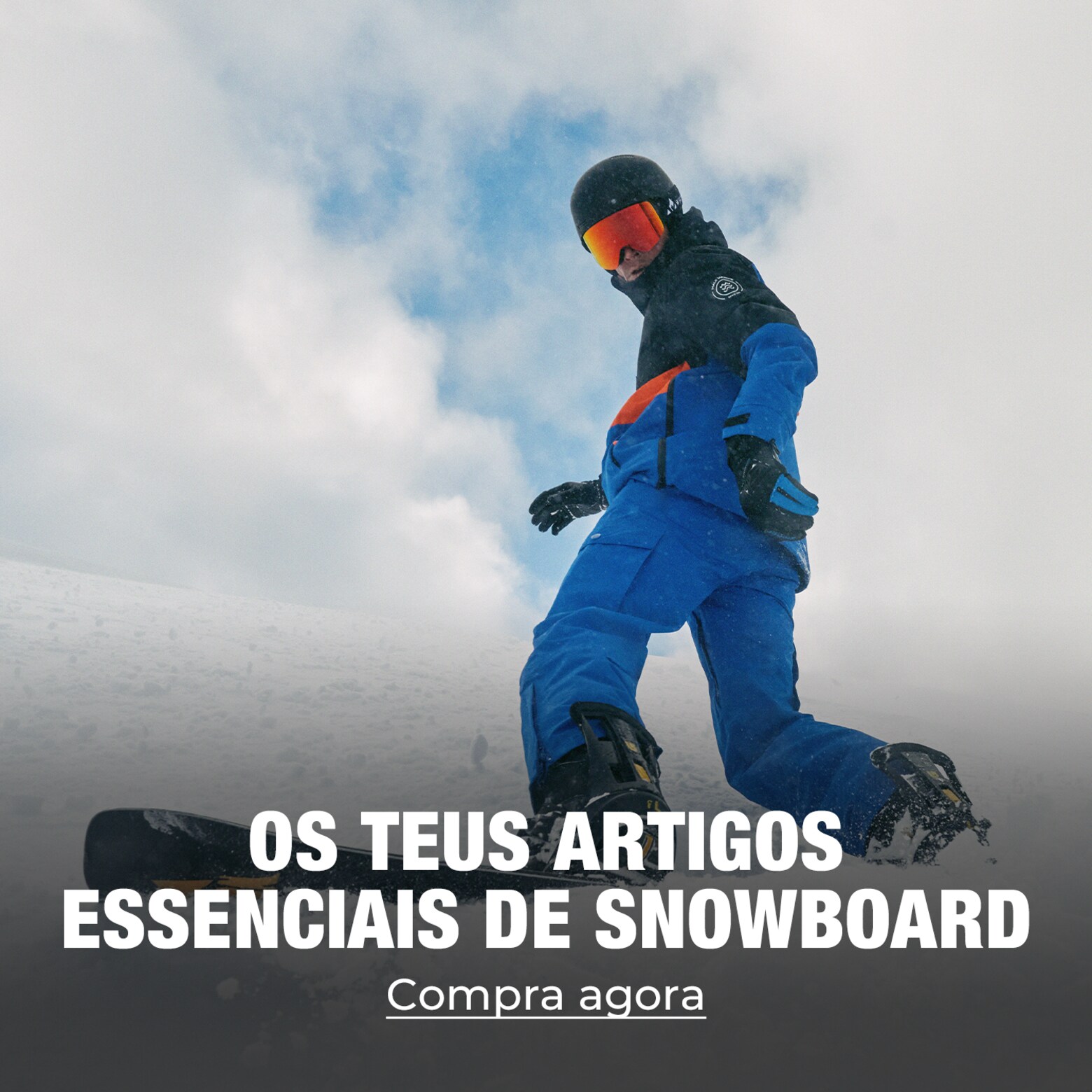 Roupa, equipamento, acessórios e muito mais Os teus artigos essenciais de esqui e snowboard