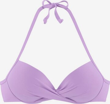 s.Oliver Bikini-Top in Lila: predná strana