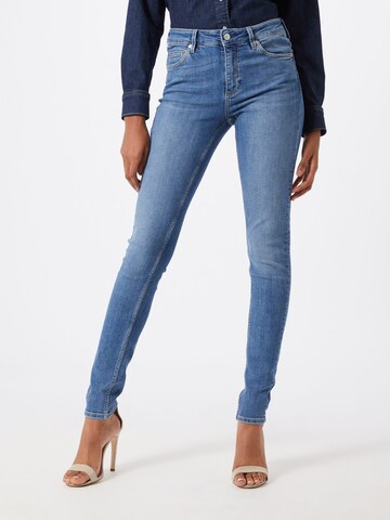 Skinny Jeans 'Sadie' de la QS pe albastru: față