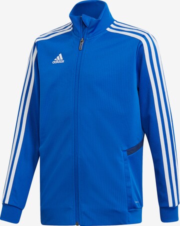ADIDAS PERFORMANCE Athletic Jacket 'Tiro 19' in Blue: front