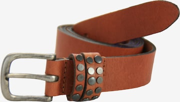 Petrol Industries Belt in Brown: front