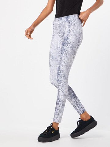 Urban Classics Skinny Leggings in Grijs: voorkant