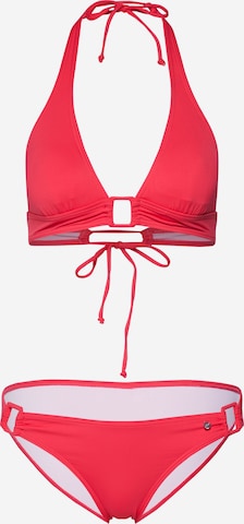 Bikini s.Oliver en rouge : devant