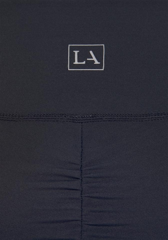 LASCANA ACTIVE Skinny Sportovní kalhoty – modrá