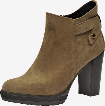 EVITA Booties in Beige: front