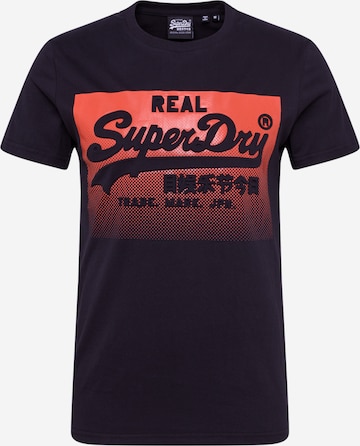 Superdry Shirt in Zwart: voorkant