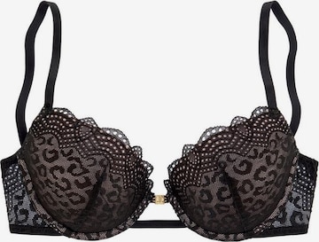 Push-up Soutien-gorge JETTE en noir : devant