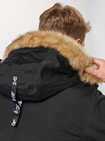 LEVI'S ® Winterparka 'Davidson' in Zwart