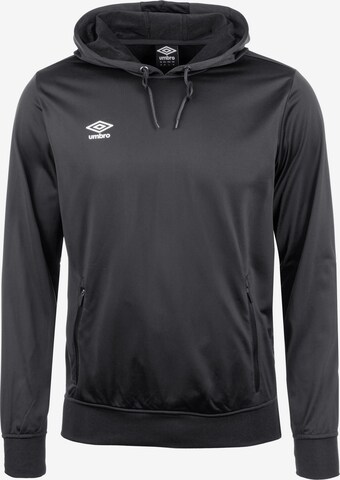 UMBRO Athletic Sweatshirt 'Club Essential' in Black: front