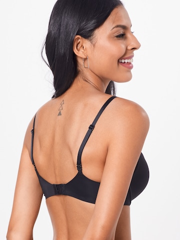 Calvin Klein Underwear Push-up Podprsenka 'Plunge' - Čierna: zadná strana