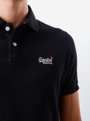 Superdry Poloshirt in Schwarz