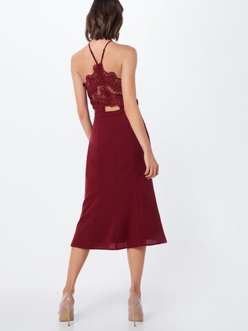 Chi Chi London Cocktail Dress 'Stella' in Red: back