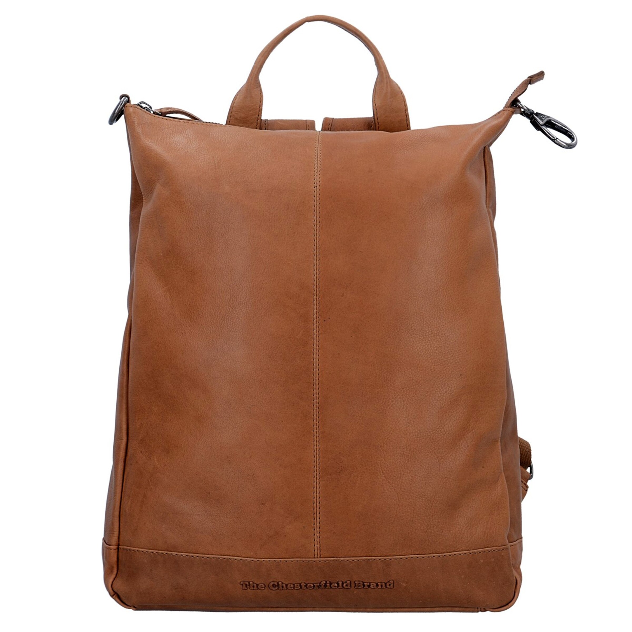 The Chesterfield Brand Rucksack 'Manchester' in Braun: Vorderseite