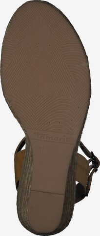 TAMARIS Remienkové sandále - Žltá