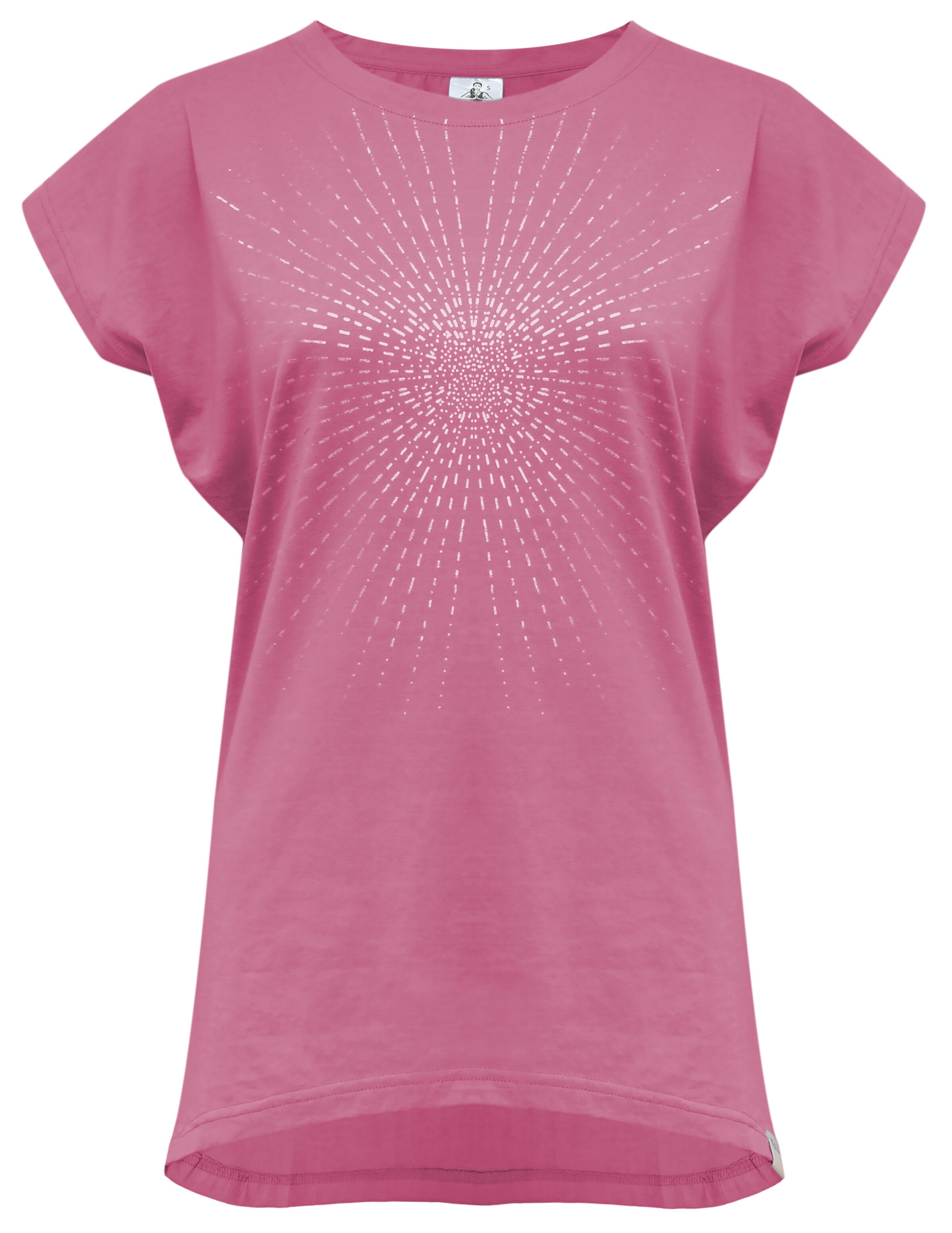 YOGISTAR.COM - T-shirt 'Batwing Sunray' in pink
