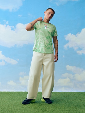 Green Jersey and Jeans Look