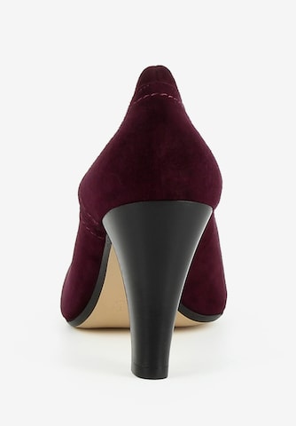 EVITA Pumps met hoge voorkant 'MARIA' in Rood