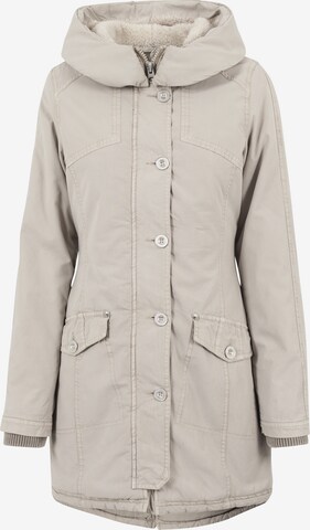 Urban Classics Winter Coat in Beige: front