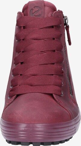 ECCO Sneakers hoog in Rood