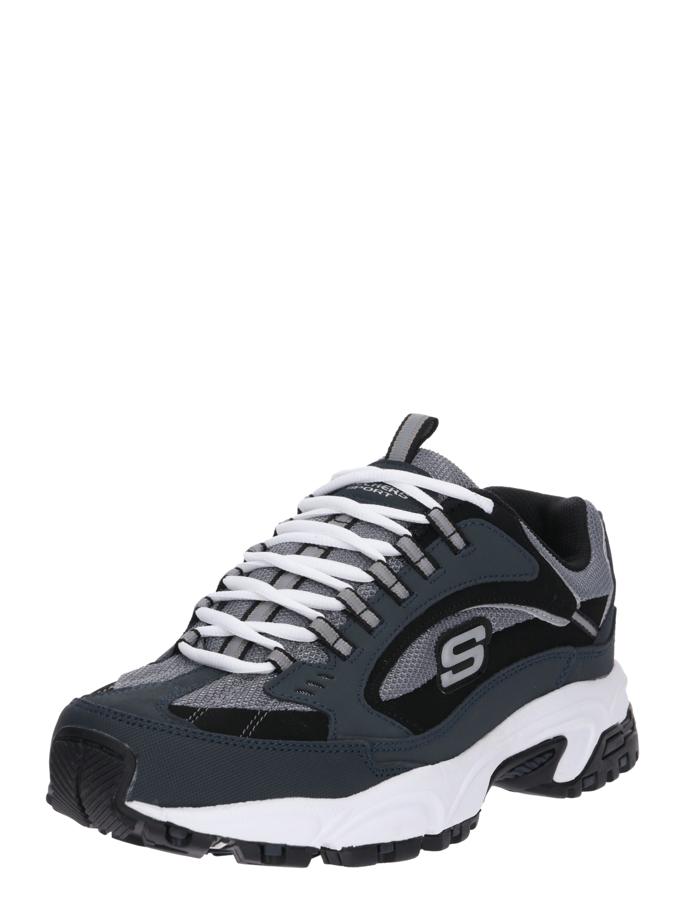 SKECHERS - Sneakers laag 'STAMINA - CUTBACK' in de kleur Zwart