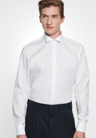 SEIDENSTICKER Slim fit Business Shirt in White