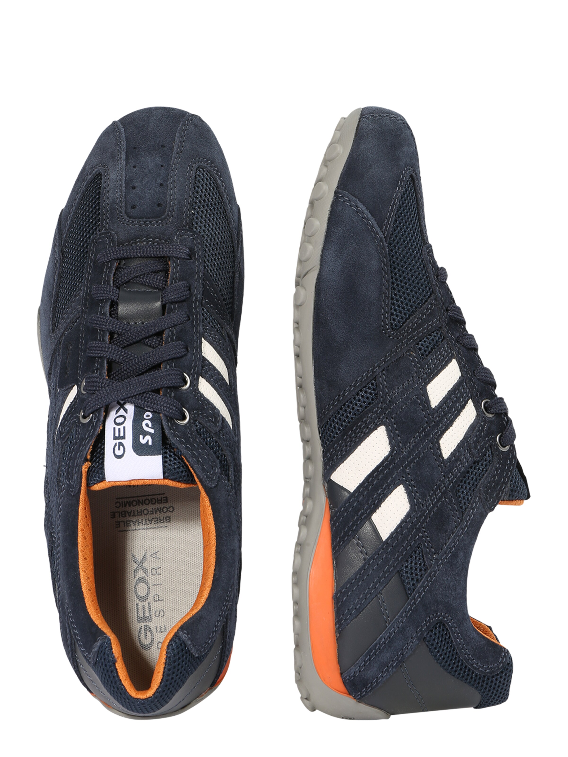 GEOX Sneakers laag 'Snake' in Blauw