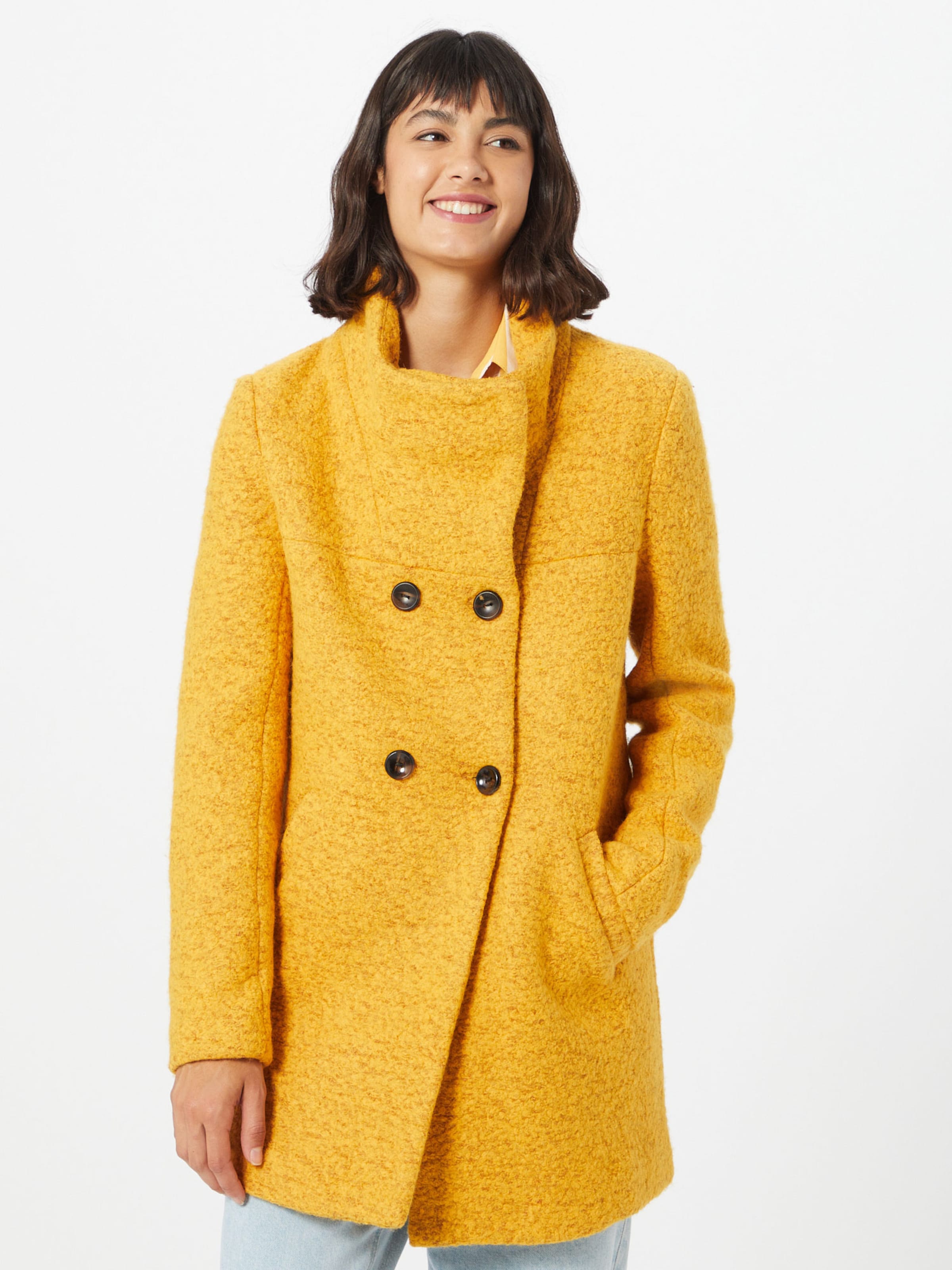 Onlnewsophia Coat Only Wollmantel Gelb Wool Coat Oberbekleidung Otto Only  Kurzmantel ONLY ONLNEWSOPHIA