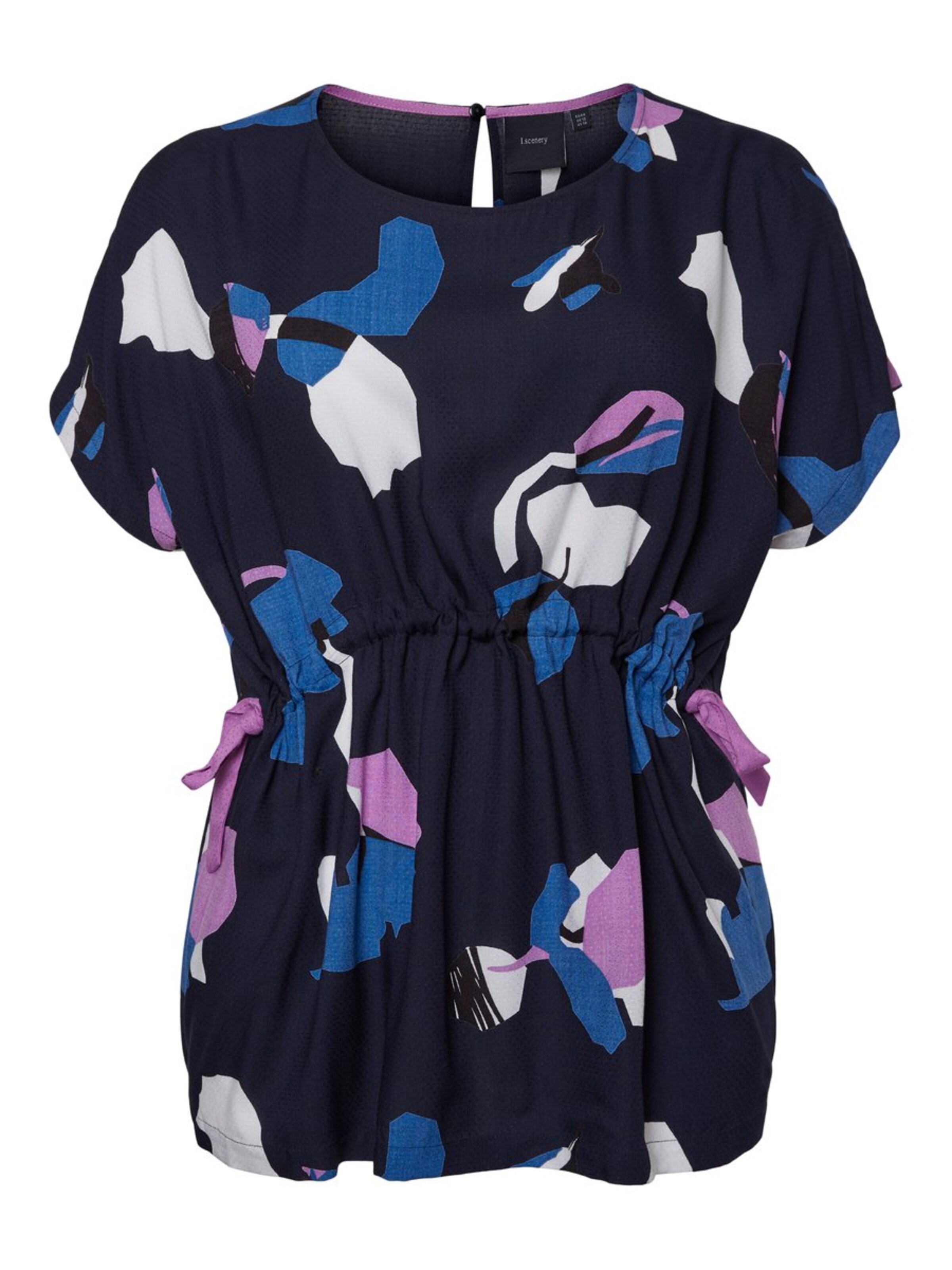 Junarose - Blouse in de kleur Nachtblauw