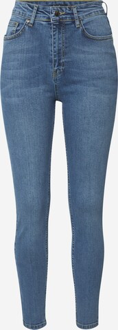 Boohoo - Skinny Calças de ganga em azul: frente