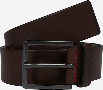 HUGO Red Belt 'Gionio' in Brown: front