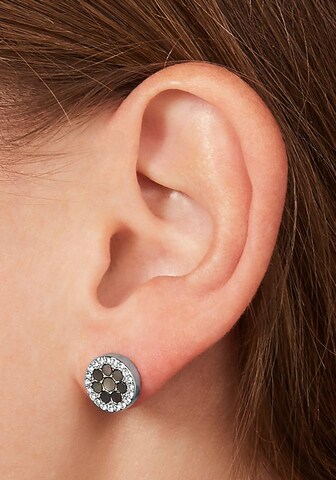 FOSSIL Ohrstecker 'Vintage Glitz' in Silber