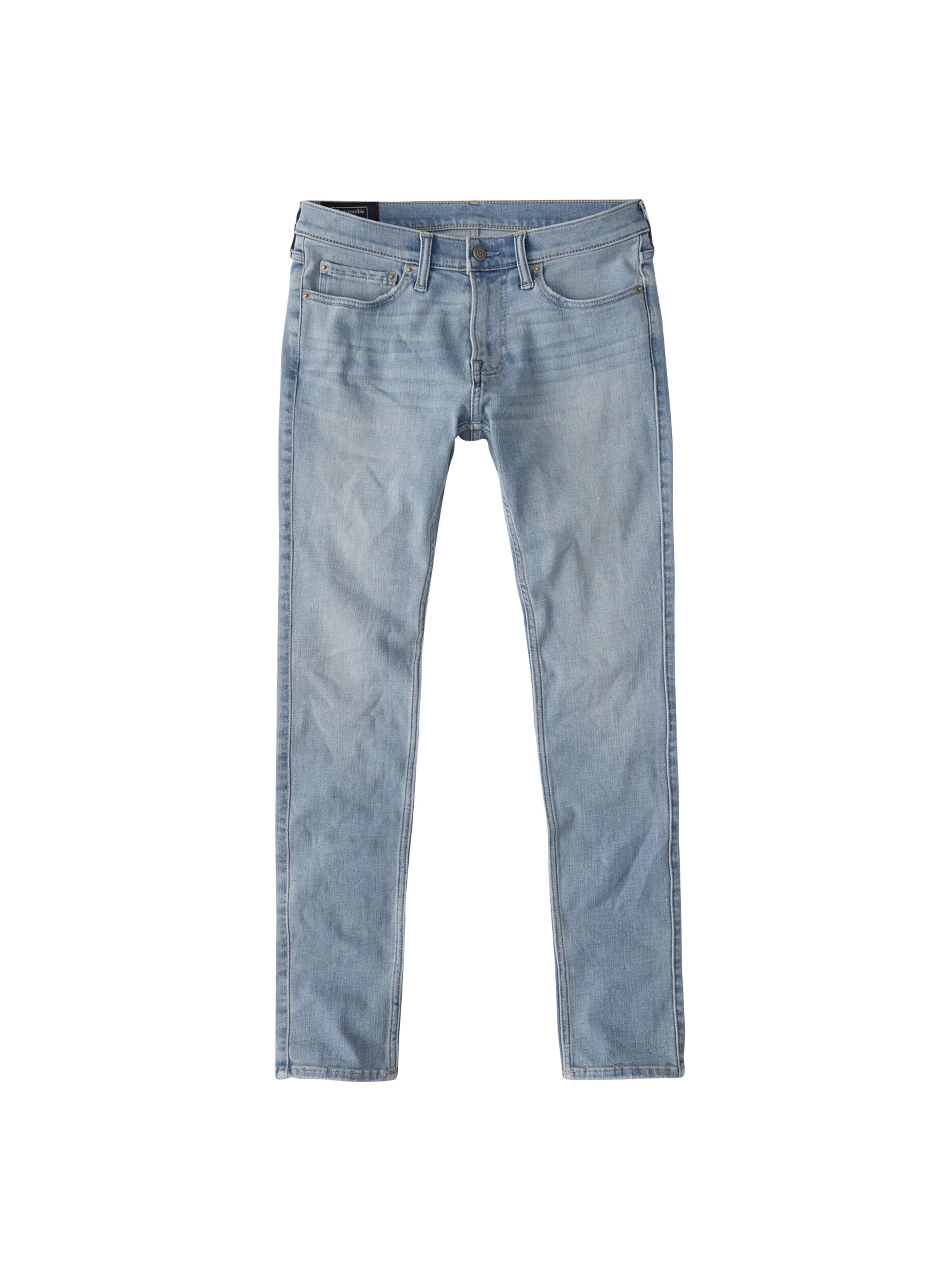 Abercrombie & Fitch - Jeans 'EXTREME SKINNY LIGHT' in de kleur Blauw denim