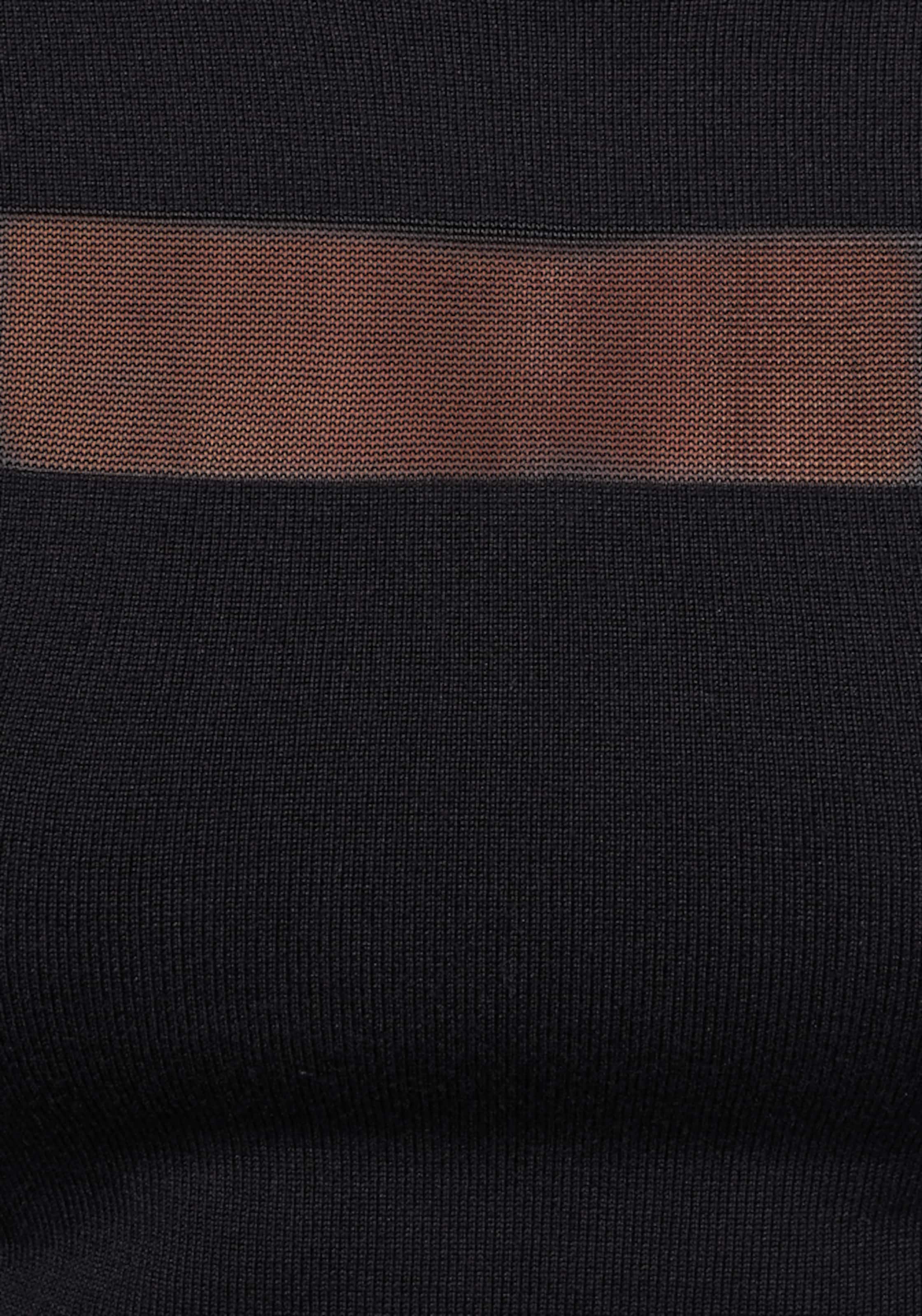 MELROSE 3/4 Arm-Pullover in Schwarz 