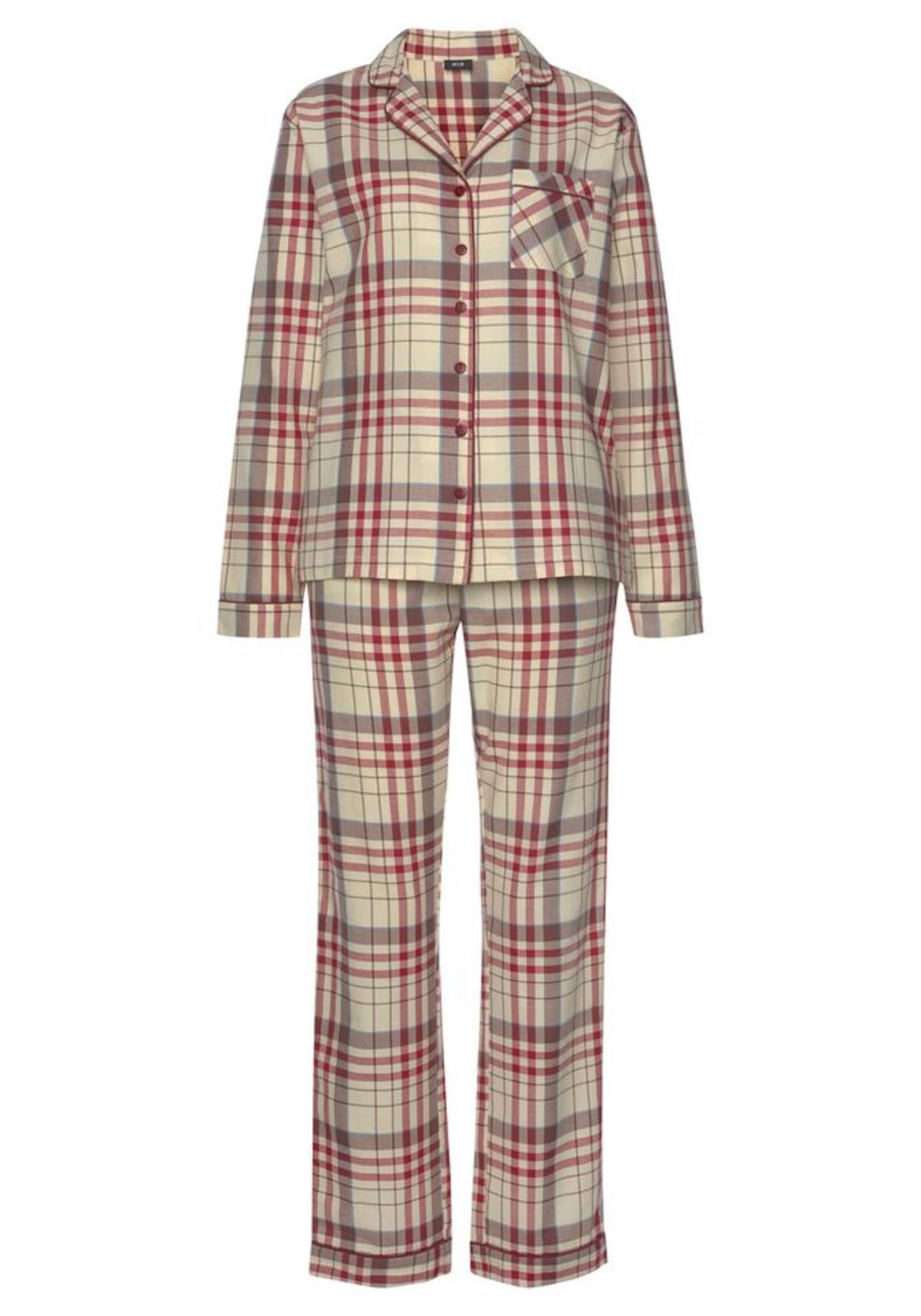 H.I.S Pyjama in Beige: Vorderseite