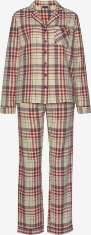 H.I.S Pajama in Beige: front