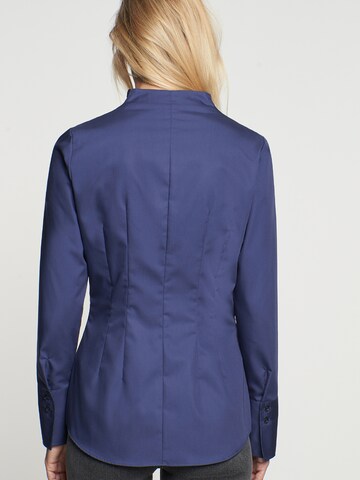 Camicia da donna 'Schwarze Rose' di SEIDENSTICKER in blu: dietro